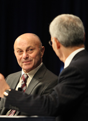 Eugene Fama with moderator Robert Litterman