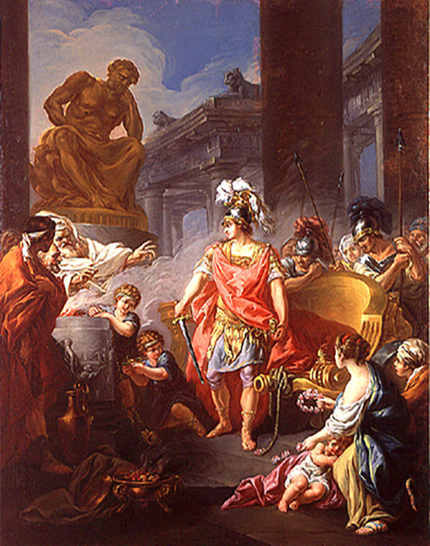 Image of Jean-François Godefroy Alexander Cuts the Gordian Knot
