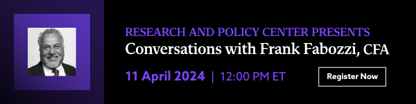 Registration button for Coversations with Frank Fabozzi, CFA.